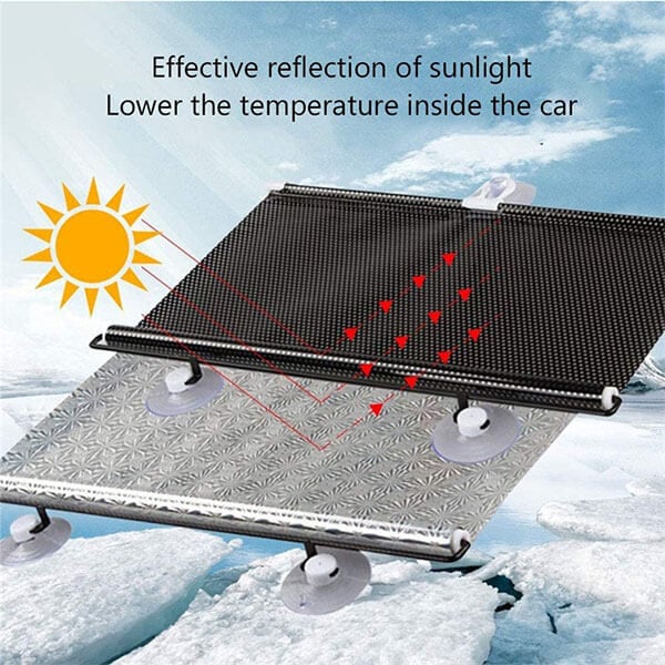 🔥Opvouwbaar Uitschuifbaar Zonnescherm – Universeel UV-Bescherming voor Thuis, Auto & Buiten!