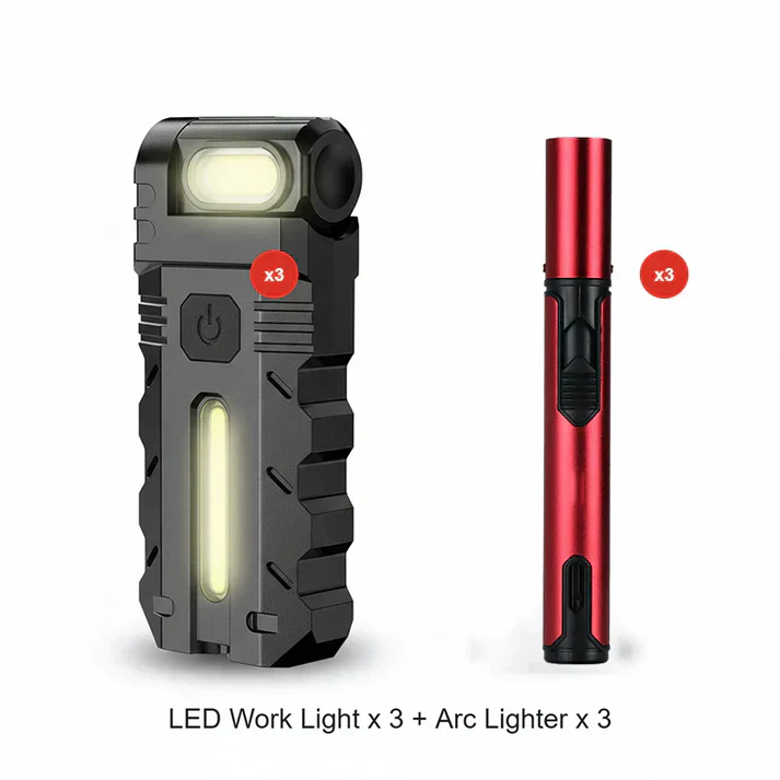 🎁2026 Nieuw binnen 50% KORTING💥LED-werklamp met 180° draaibare kop
