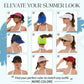 🔥 Summer Hot Sale 50% OFF💕UPF 50+ Sun Visor Ponytail Hat