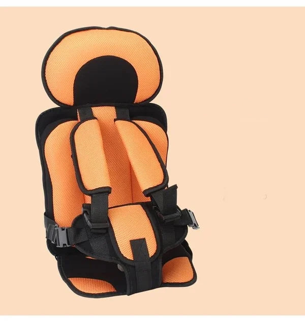 Draagbaar Kinderbeveiligingszitje voor Auto — Opvouwbaar, 5-Punts Veiligheidsgordel voor 0–12 Jaar