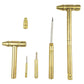 6-in-1 Multifunctionele Mini Hamer - Koperen Plating Roestvrij Staal 100g Draagbaar