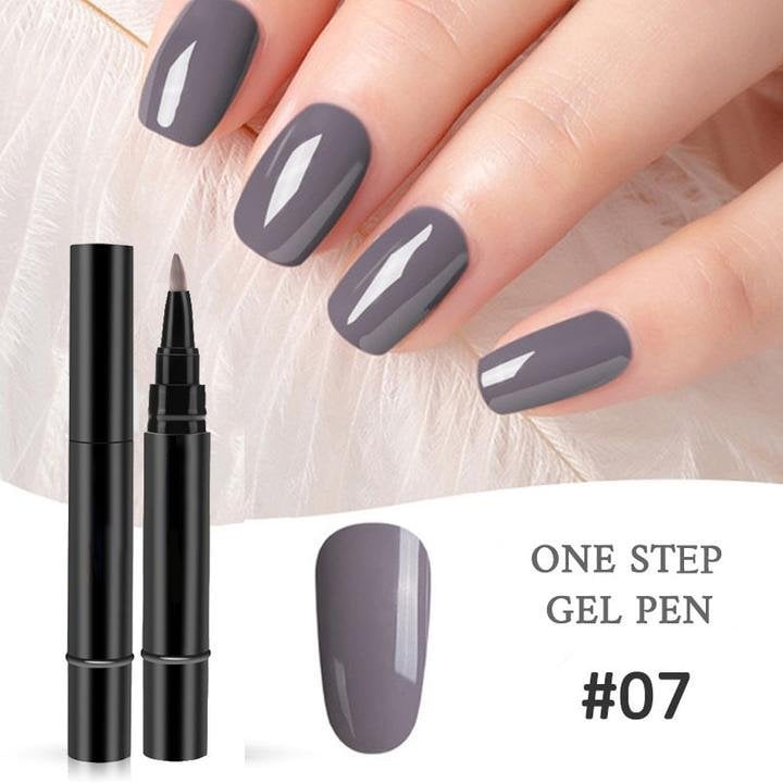 One Step Nagelgel Pen™ – 3-in-1 Gellak | 1+1 Gratis + Mini UV-Lamp | 18 Kleuren
