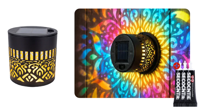 🌞50% KORTING🌀Mandala-lamp op zonne-energie – Prachtige patroonprojectie, 2-in-1 vloer- en wandverlichting & IP65 waterdicht met automatische aan/uit-functie 🌿