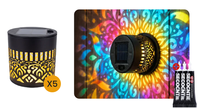 🌞50% KORTING🌀Mandala-lamp op zonne-energie – Prachtige patroonprojectie, 2-in-1 vloer- en wandverlichting & IP65 waterdicht met automatische aan/uit-functie 🌿
