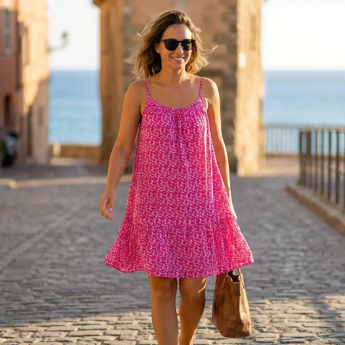 💥Laatste dag - 50% korting👗overhemdjurk met bloemenprint