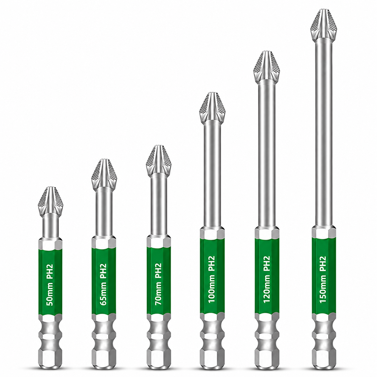 🛠50% KORTING🧱Set magnetische kruiskopbits – antislipgreep en schokbestendig, voor doe-het-zelf en reparaties