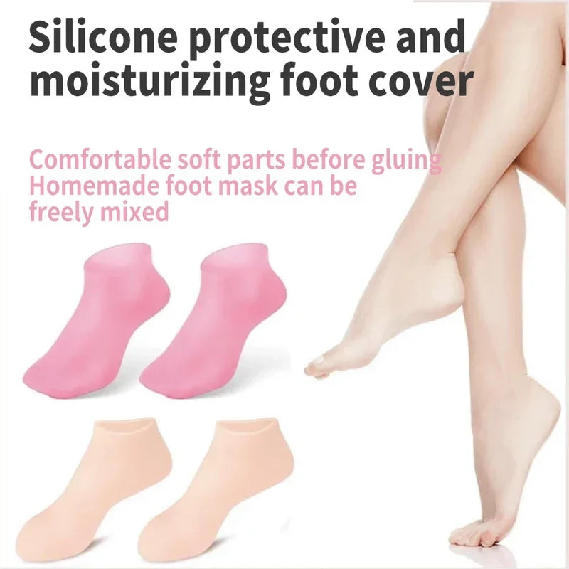 🧦 Hydraterende Silicone Voetsokken — Exfolierend, Wasbaar & Geschikt voor Mannen & Vrouwen ✨