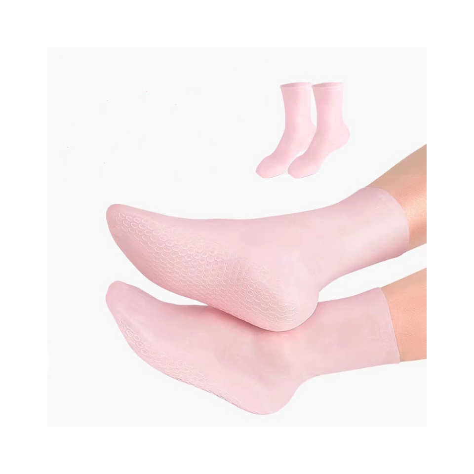 🧦 Hydraterende Silicone Voetsokken — Exfolierend, Wasbaar & Geschikt voor Mannen & Vrouwen ✨