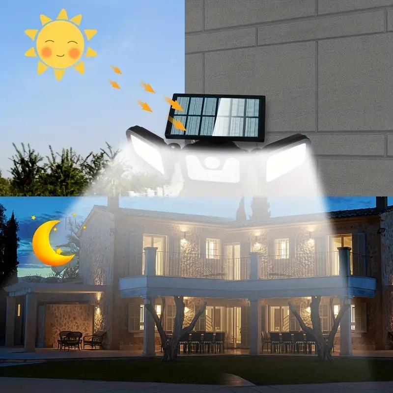 🔥Verstelbare Bewegingssensor Zonne-energie Lampen