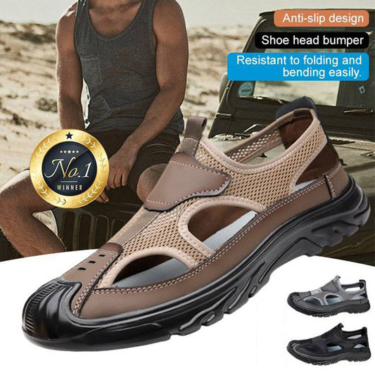 Lichtgewicht sandalen met zachte zool en holle mesh