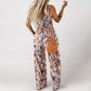 🌼Dames casual print overall met spaghettibandjes