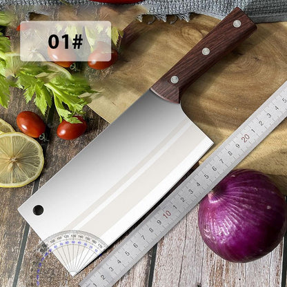 🔪🥬Gesmeed keukenmes van hoogwaardig roestvrij staal