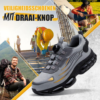 💥Gratis verzending💥Schok- en Steekbestendige Veiligheidsschoenen met Draai-Knop