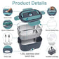 Draagbare Elektrische Lunch Box 60W - Auto & Thuis Verwarmde Lunchbox 1,5L