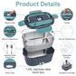 Draagbare Elektrische Lunch Box 60W - Auto & Thuis Verwarmde Lunchbox 1,5L