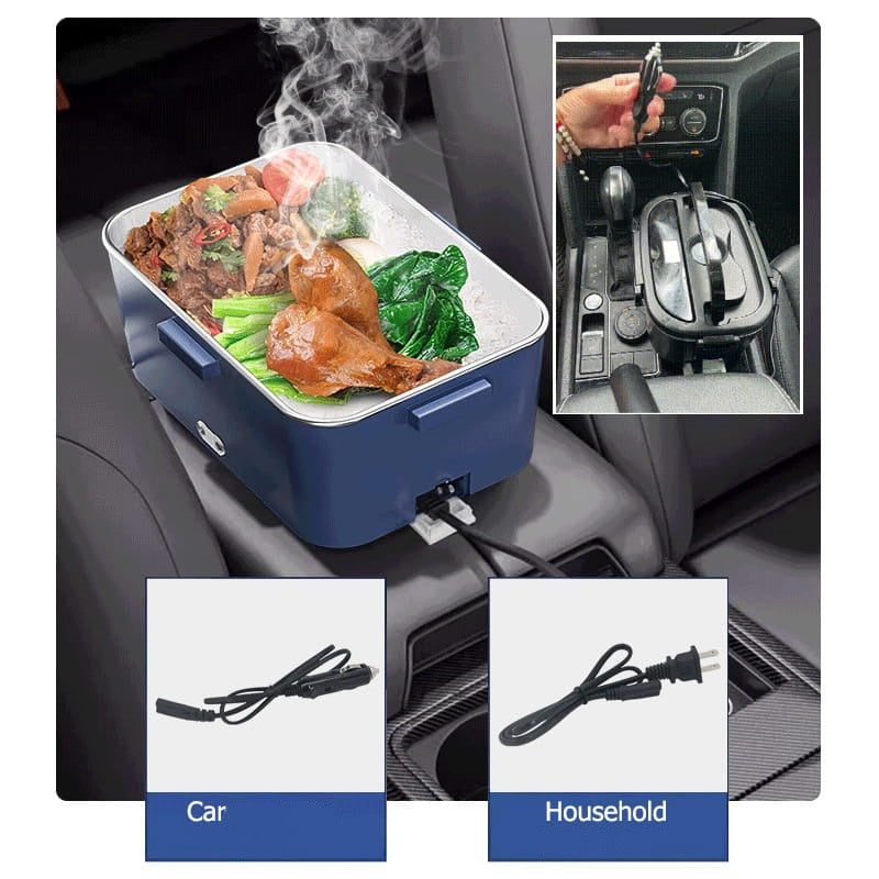 🔥50% KORTING !! 🍱Draagbare elektrische lunchbox- en voedselverwarmerset