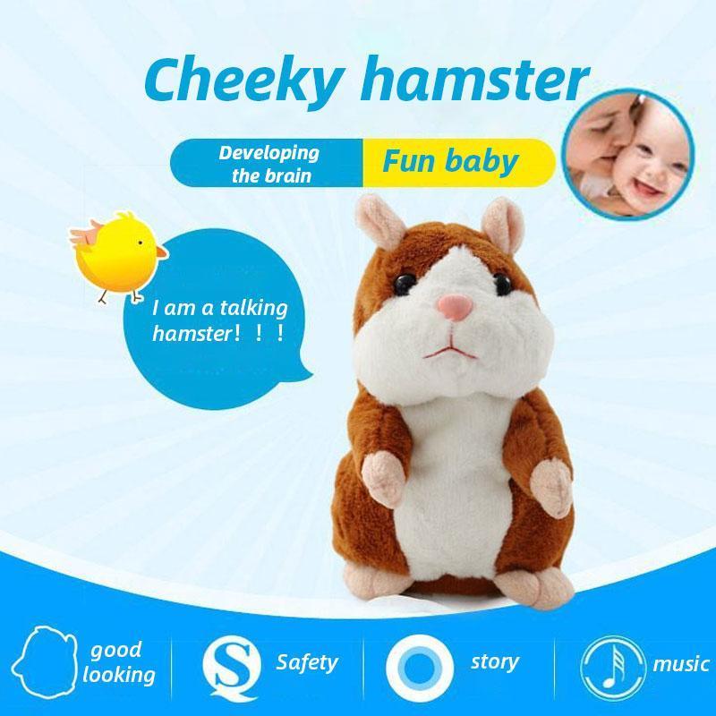 🎅🎄 The perfect Christmas gift!🎁Talking Hamster Plush Toy🐹