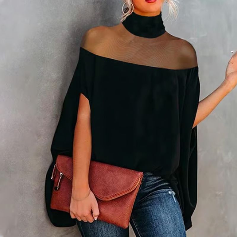 💥HETE UITVERKOOP 50% KORTING👚 Damesjurken met vleermuismouwen