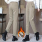Dames Hoge Taille Warme Fleece-gevoerde Broeken - Winter Corduroy Legging