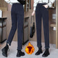 Dames Hoge Taille Warme Fleece-gevoerde Broeken - Winter Corduroy Legging