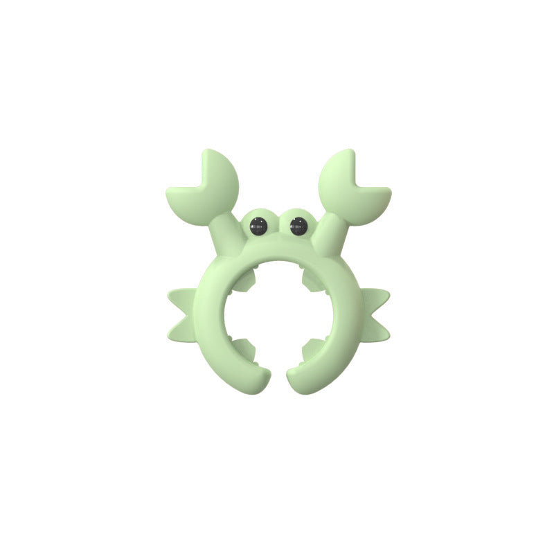 🦀Krabbenbestekhouder — met één hand te gebruiken, spatbestendig en hittebestendig. Zo blijft je keuken netjes — haal hem nu snel in huis! ✅