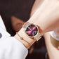 🔥Dames modieuze diamant maanster horloge