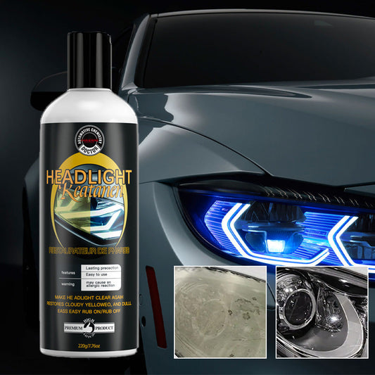 Car Headlight Repair Polish Fluid with Sponge