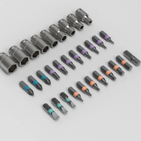 24 in 1 Screwdriver Magnetic Bits Tools Set
