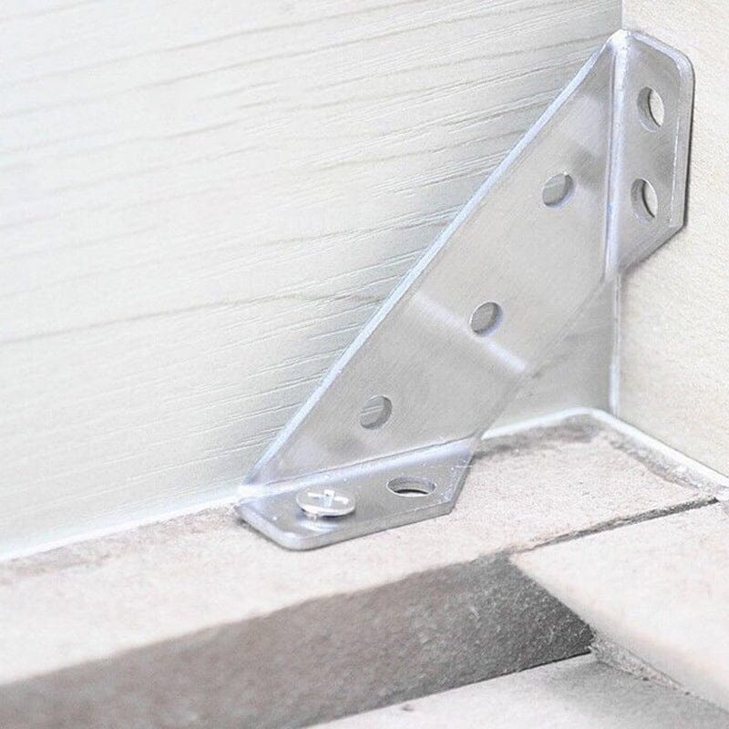 📢📢 50% KORTING!! ⏰ UNIVERSELE ROESTVRIJSTALEN MEUBELHOEKSCHARNEN – Driehoekige stabiliteitsversterking | Roestvaste structurele ondersteuning en eenvoudige installatie 🔧