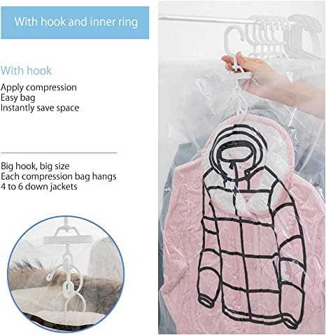 💎 💎Hangende vacuümopbergzakken – Herbruikbaar & stofdicht 👚