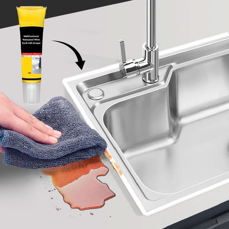 🔥2025 HOT SALE🔥Multifunctionele Waterdichte Witte Kit met Schraper