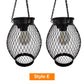 🌟Retro metalen lantaarns op zonne-energie