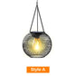 🌟Retro metalen lantaarns op zonne-energie