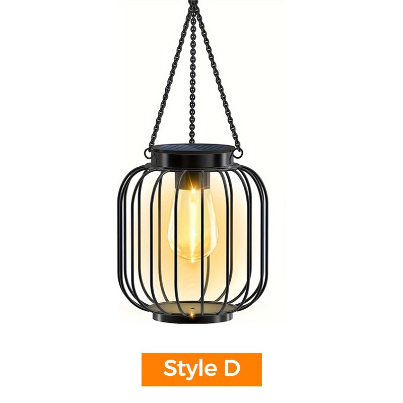 🌟Retro metalen lantaarns op zonne-energie