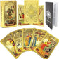 Baraja de Tarot Premium 78 Cartas - Lámina de Oro Mate con Caja de Regalo | Oferta Navideña
