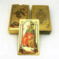 Baraja de Tarot Premium 78 Cartas - Lámina de Oro Mate con Caja de Regalo | Oferta Navideña