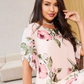2025 Hot Sale🌸Rode chiffonjurk met bloemblaadjes