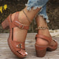 👡 Elegante Dames Sandalen met Hoge Hakken – Comfortabel, Stijlvol & Perfect voor Werk of Uitgaan