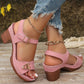 👡 Elegante Dames Sandalen met Hoge Hakken – Comfortabel, Stijlvol & Perfect voor Werk of Uitgaan