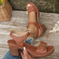 👡 Elegante Dames Sandalen met Hoge Hakken – Comfortabel, Stijlvol & Perfect voor Werk of Uitgaan