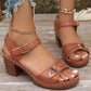 👡 Elegante Dames Sandalen met Hoge Hakken – Comfortabel, Stijlvol & Perfect voor Werk of Uitgaan