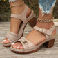 👡 Elegante Dames Sandalen met Hoge Hakken – Comfortabel, Stijlvol & Perfect voor Werk of Uitgaan