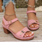 👡 Elegante Dames Sandalen met Hoge Hakken – Comfortabel, Stijlvol & Perfect voor Werk of Uitgaan