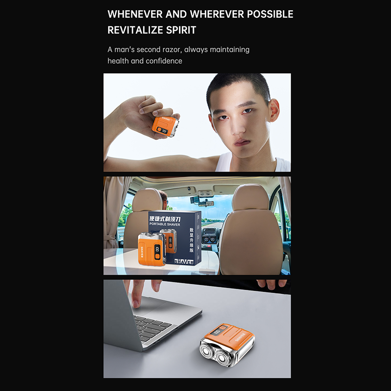 💥50% KORTING!🔥Draagbare mini elektrische scheerapparaat voor heren