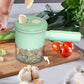 ⚡ 50% KORTING! 🥗 Elektrische Oplaadbare Groentehakker & Schaaf – Veelzijdig, Krachtig & Eenvoudig te Reinigen – Perfect voor Snel Snijden van Groenten & Fruit 🍴
