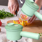 ⚡ 50% KORTING! 🥗 Elektrische Oplaadbare Groentehakker & Schaaf – Veelzijdig, Krachtig & Eenvoudig te Reinigen – Perfect voor Snel Snijden van Groenten & Fruit 🍴