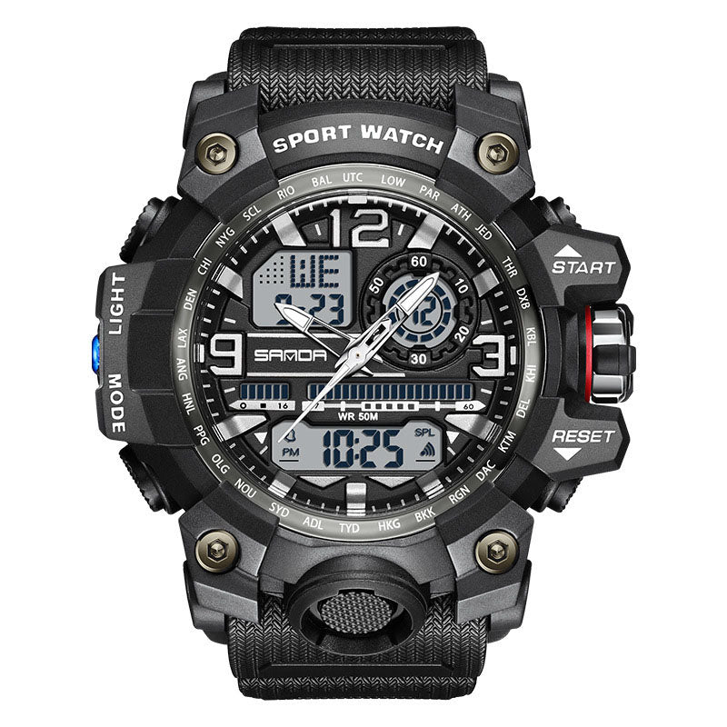 ⌚ 50% KORTING NU! 💦 Heren Multifunctioneel Waterdicht Lichtgevend Horloge – 50M, Schokbestendig & Nachtzicht 🌃