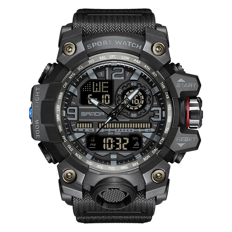 ⌚ 50% KORTING NU! 💦 Heren Multifunctioneel Waterdicht Lichtgevend Horloge – 50M, Schokbestendig & Nachtzicht 🌃