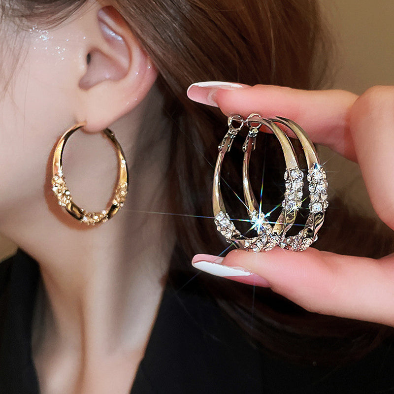 💎Cirkel Oorbellen met Zirkonia