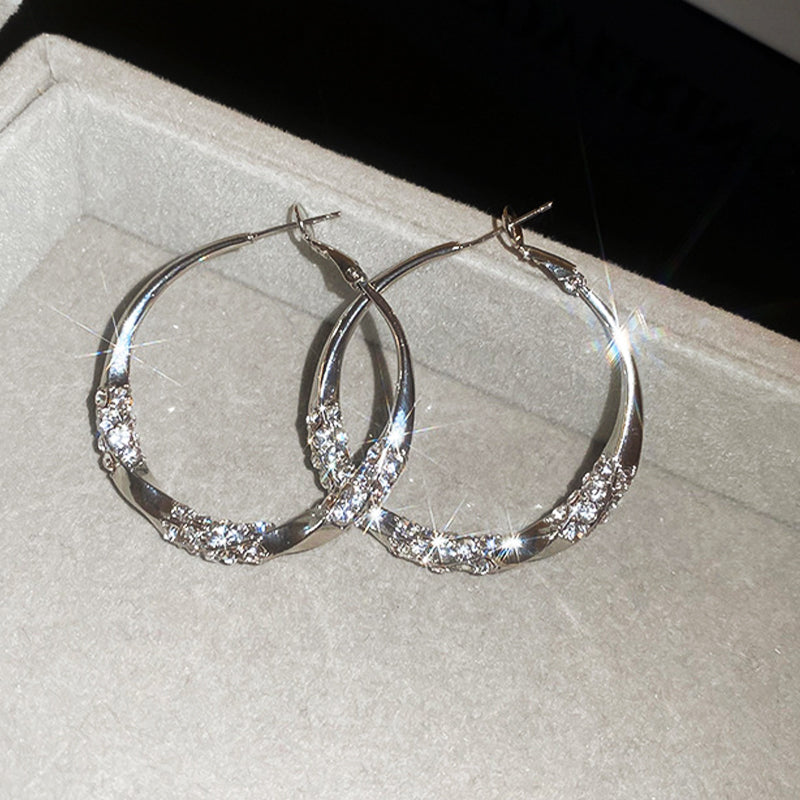 💎Cirkel Oorbellen met Zirkonia
